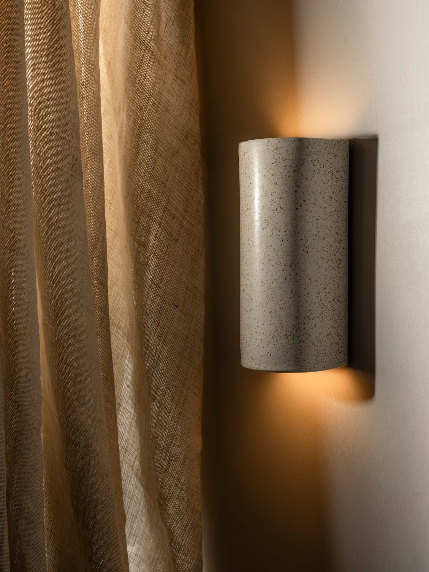 Freckles Tall Interior Ceramic Wall Light
