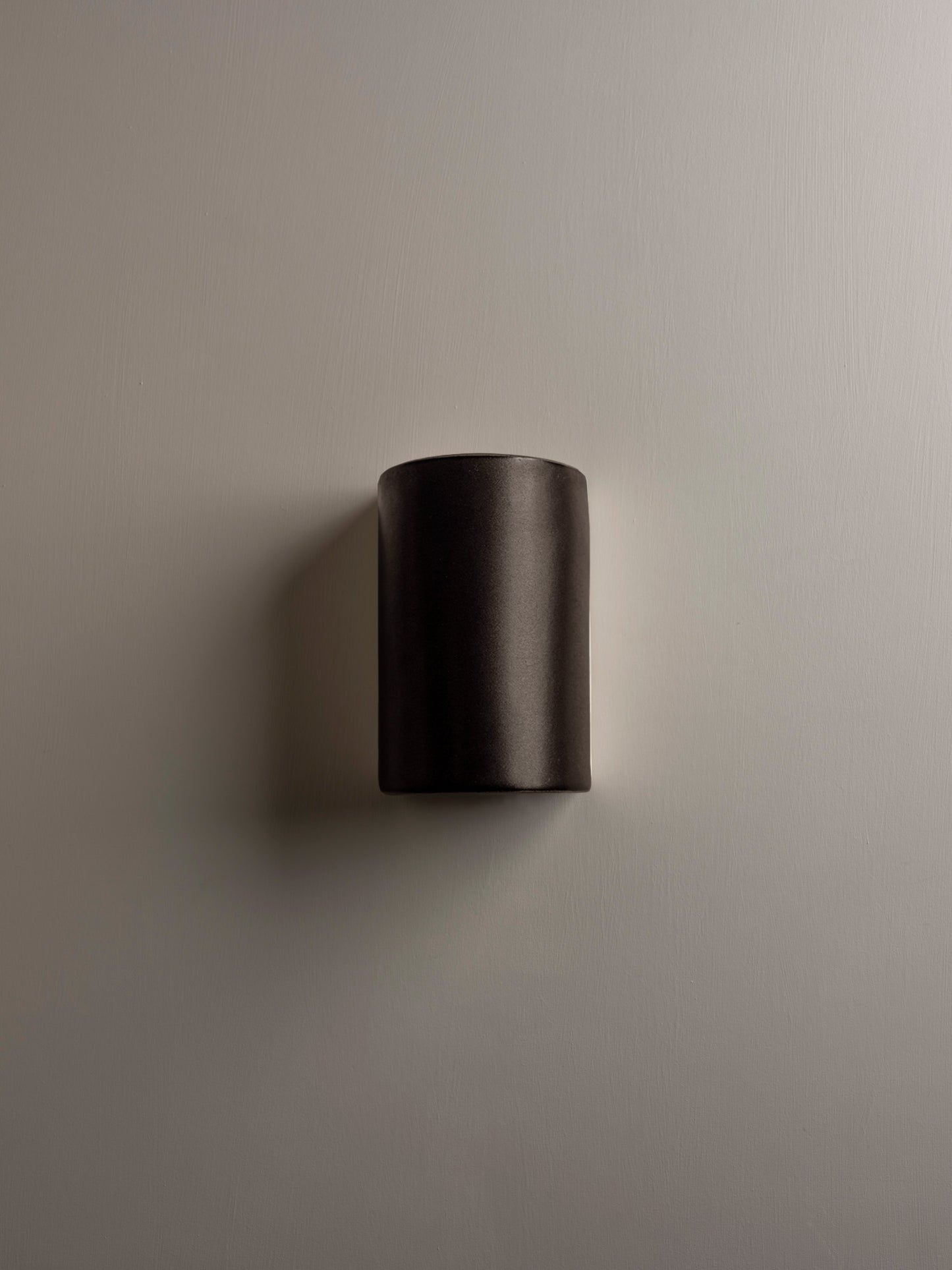 We Ponder Slate Short Exterior Ceramic Wall Light