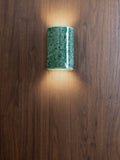 WE PONDER DAWN SHORT EXTERIOR PICKLED OLIVES CERAMIC WALL LIGHT