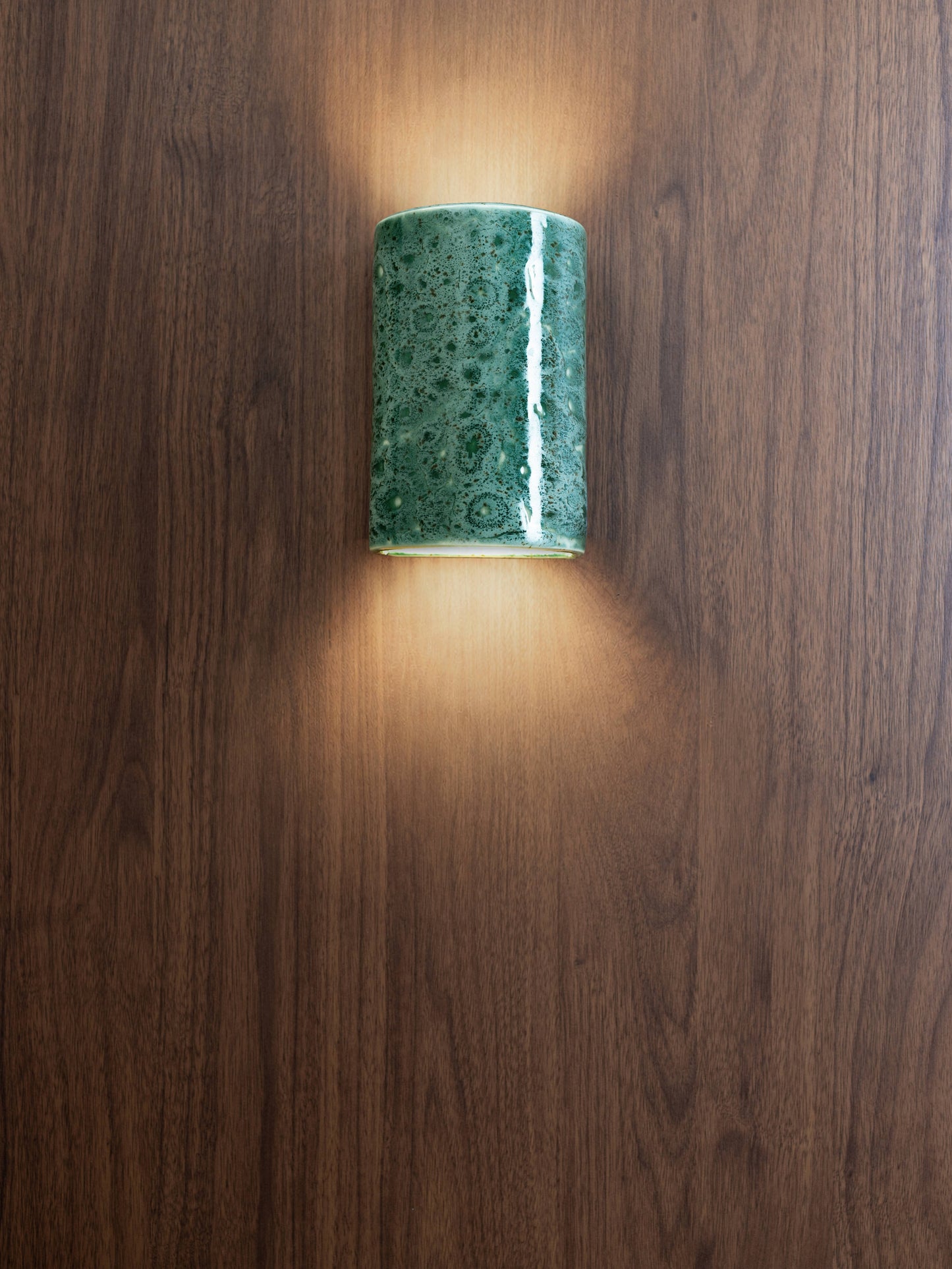 WE PONDER DAWN SHORT EXTERIOR PICKLED OLIVES CERAMIC WALL LIGHT