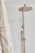 ROUND COMBINATION SHOWER RAIL, 300MM ROSE, SINGLE FUNCTION HAND SHOWER