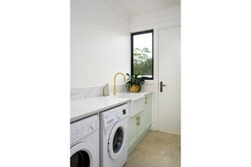 Ludlow Pull Out Sink Mixer - Brushed Brass