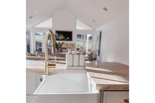 Chester 80 x 50 Double Flat Front Fine Fireclay Farmhouse Butler Sink