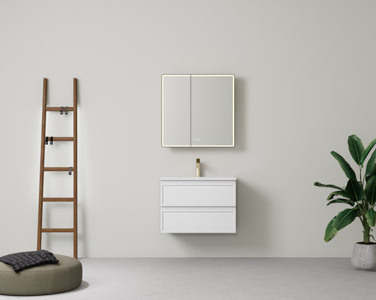 New Hamilton Federation Slim Wall Hung Cabinet Matte White