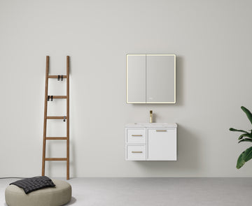 Kingsley Federation Wall Hung PVC Cabinet Matte White