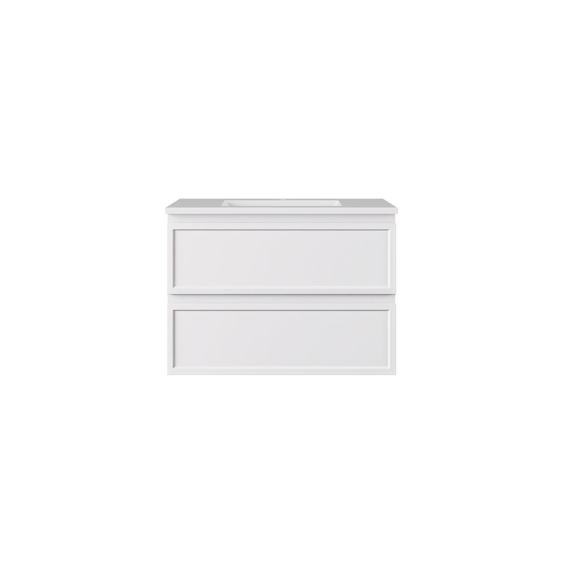 New Hamilton Federation Slim Wall Hung Cabinet Matte White