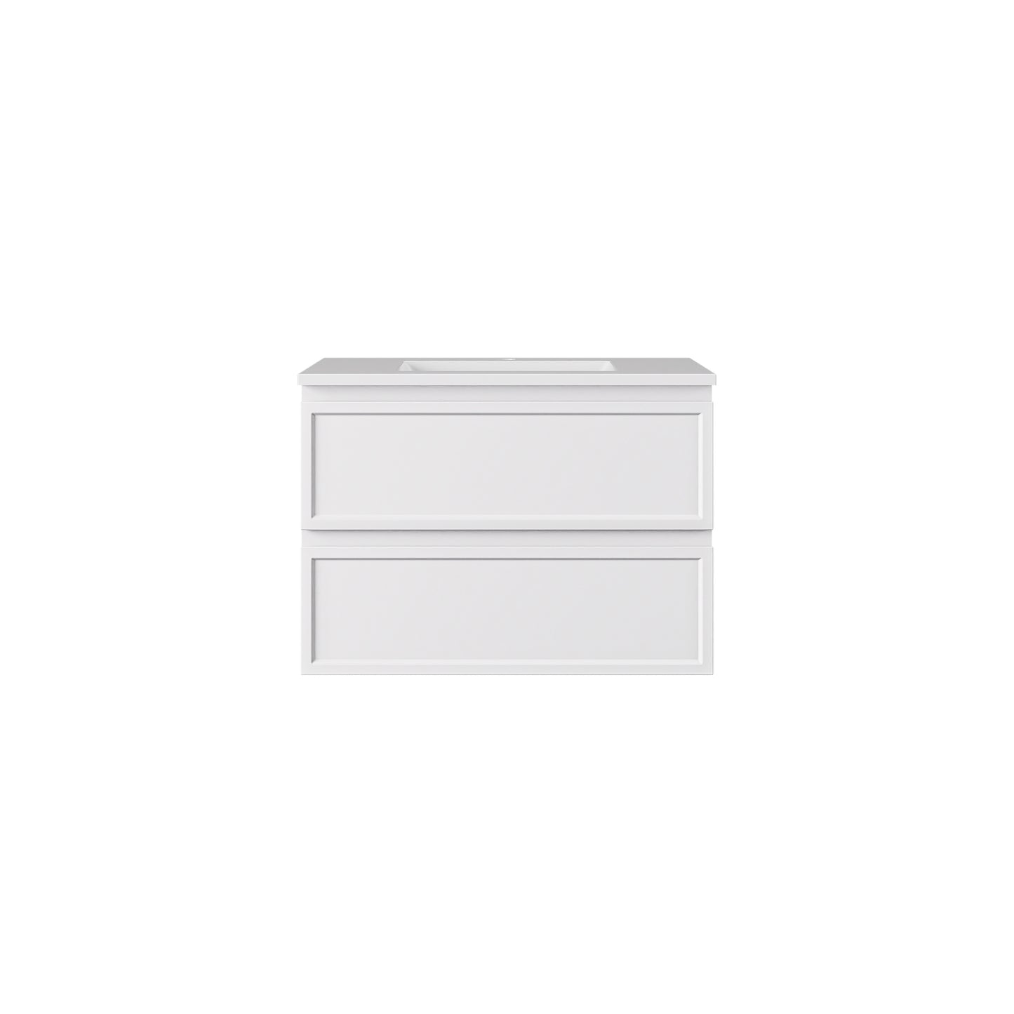 New Hamilton Federation Slim Wall Hung Cabinet Matte White