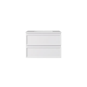 New Hamilton Federation Slim Wall Hung Cabinet Matte White