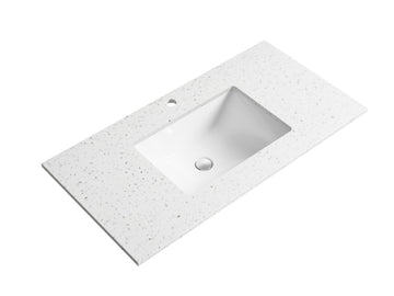 Snow Stone Top With Undermount Basin