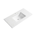 Snow Stone Top With Undermount Basin