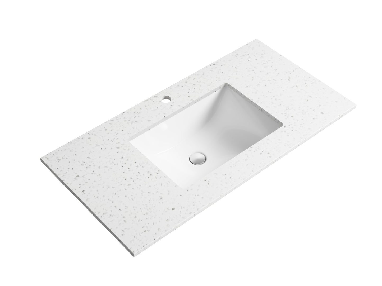 Snow Stone Top With Undermount Basin
