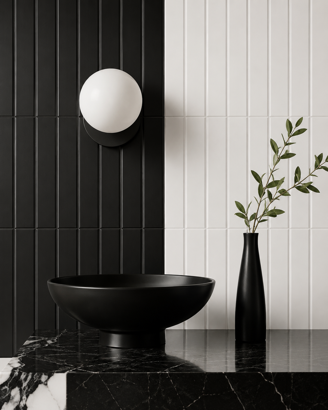 Black and White Tiles