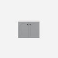 Chester Federation wall hung PVC Cabinet Grey