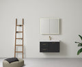 Kingsley Federation Wall Hung PVC Cabinet Matte Black
