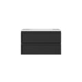 New Hamilton Federation Slim Wall Hung Cabinet Matte Black