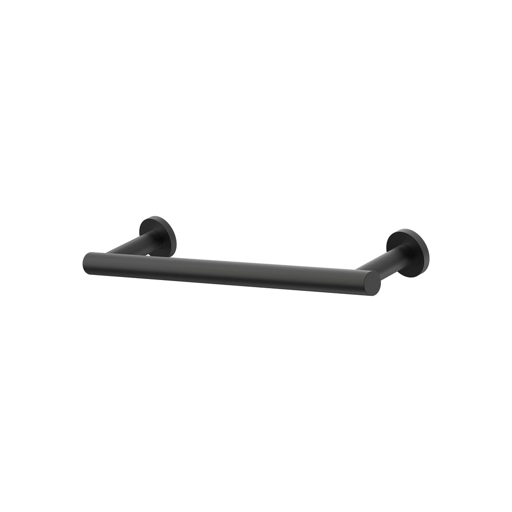 Argia Hand Towel Rail 300 - Matte Black [Electroplated]