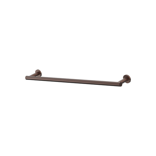 Argia Single Towel Rail 600 - Chocolate Bronze