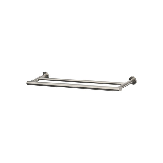 Argia Double Towel Rail 600 - Matte Black [Electroplated]