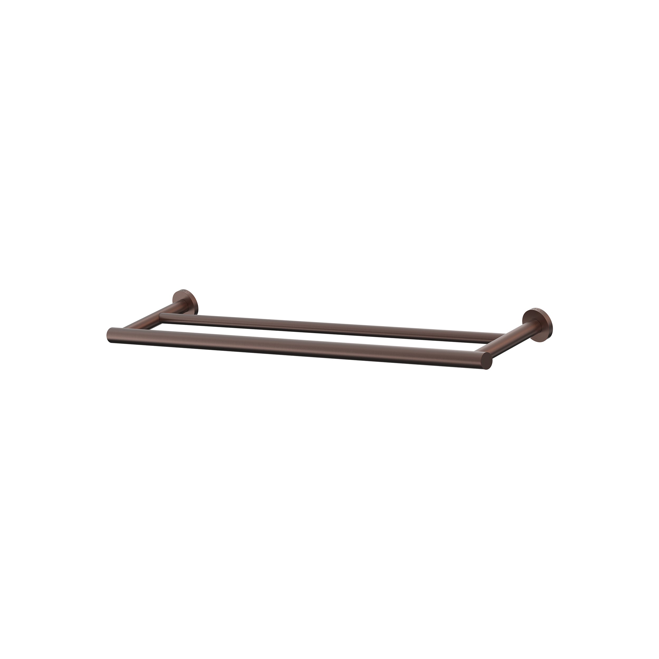 Argia Double Towel Rail 600 - Chocolate Bronze