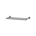 Argia Double Towel Rail 600 - Chocolate Bronze