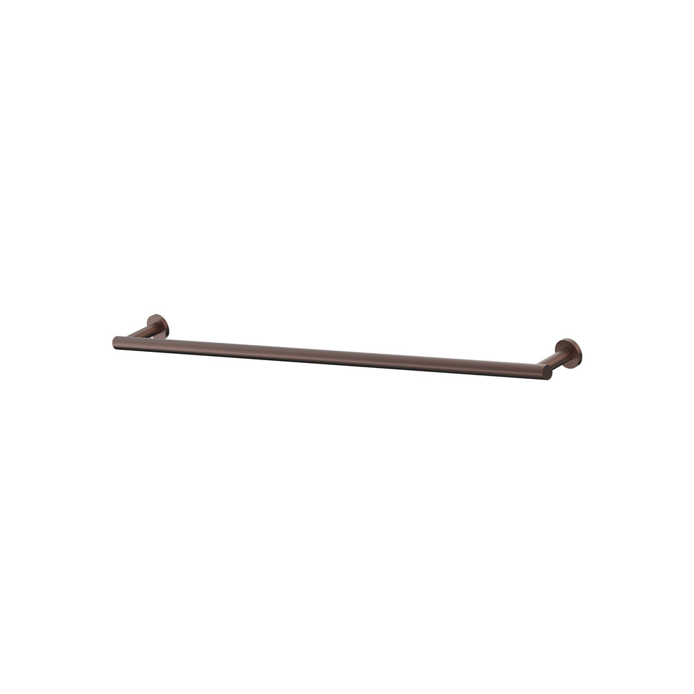 Argia Single Towel Rail 800 - Chocolate Bronze