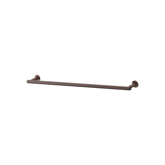 Argia Single Towel Rail 800 - Chocolate Bronze