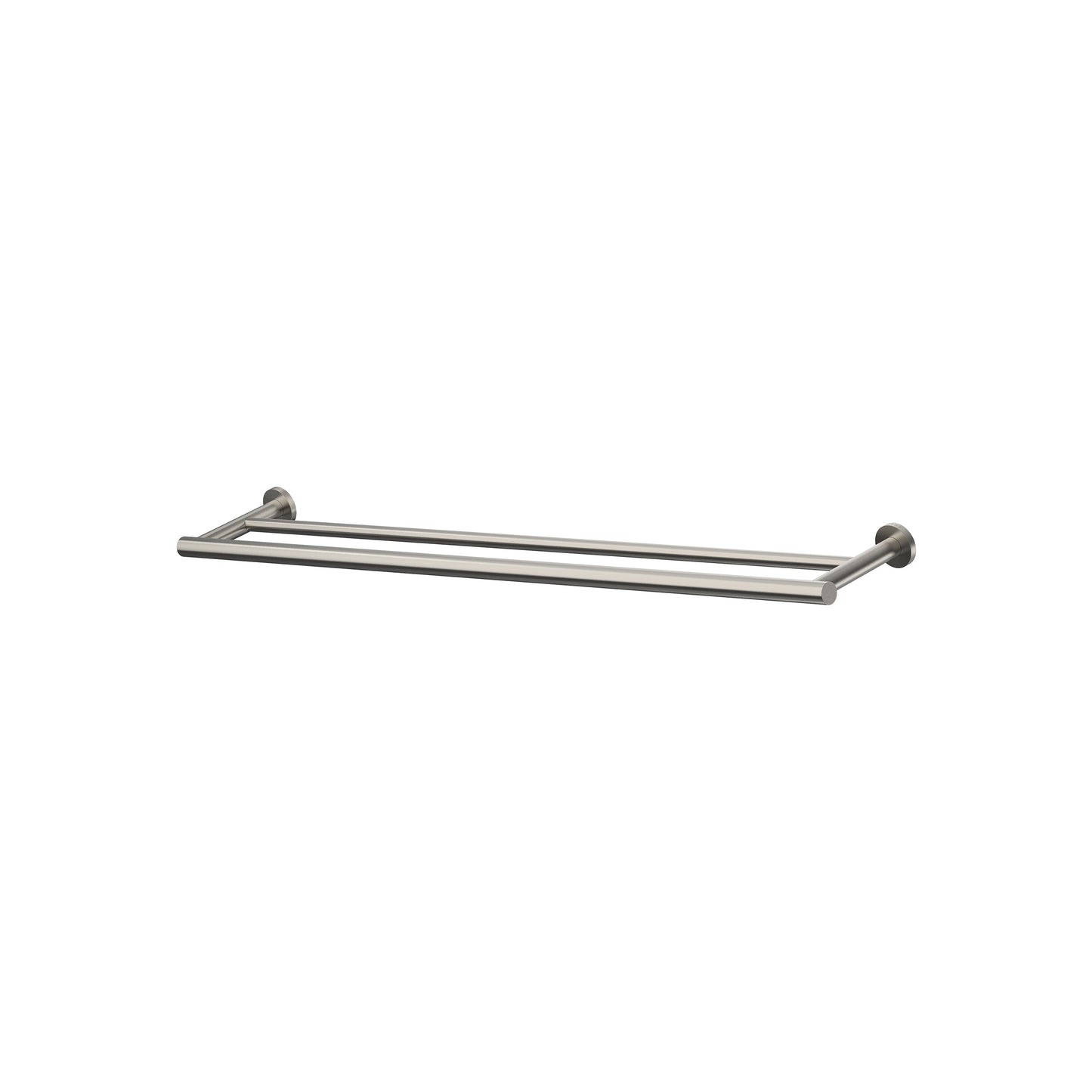 Argia Double Towel Rail 800 - Matte Black [Electroplated]
