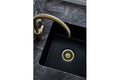 90 x 50mm Brushed Brass Basket Waste with Long Screw