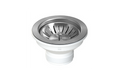 90 x 50mm Brushed Nickel Basket Waste with Long Screw