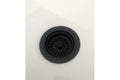 90 x 50mm Matte Black Basket Waste with Long Screw