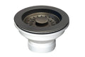 90 x 50mm English Bronze Basket Waste with Long Screw