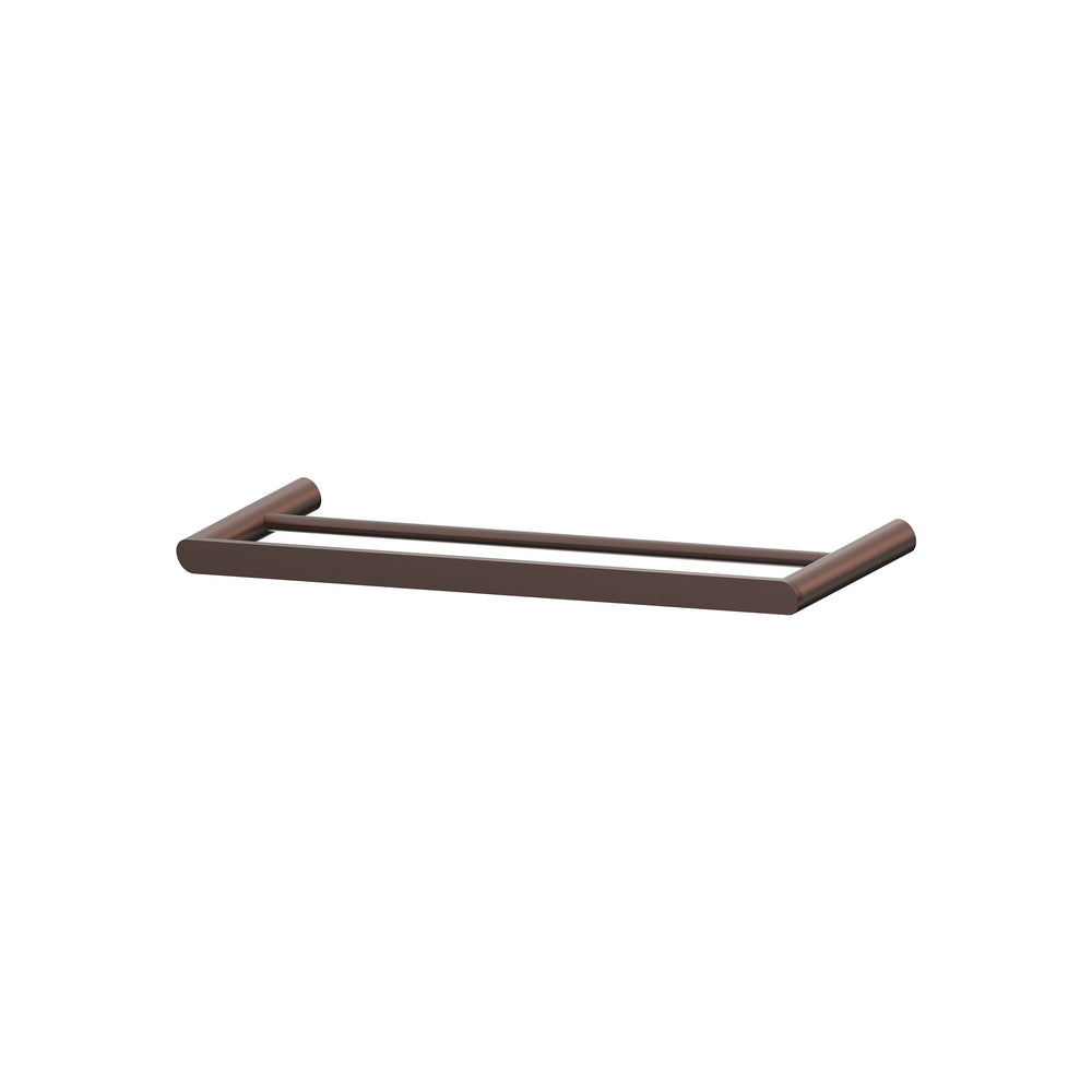 Cahya Double Towel Rail 600 - Chocolate Bronze
