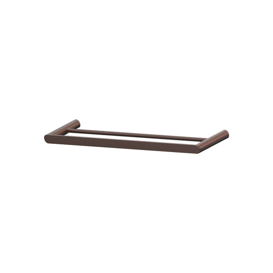 Cahya Double Towel Rail 600 - Chocolate Bronze