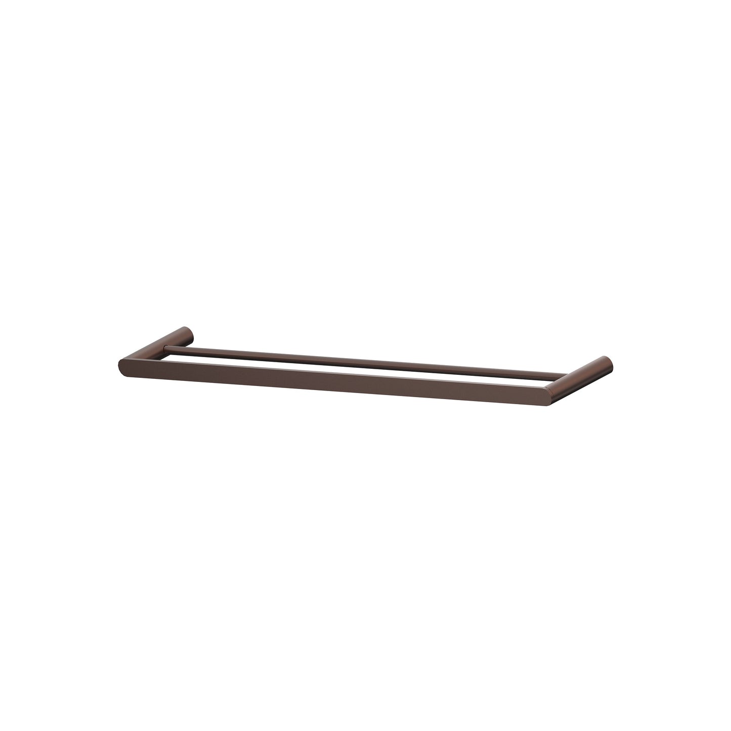 Cahya Double Towel Rail 800 - Chocolate Bronze