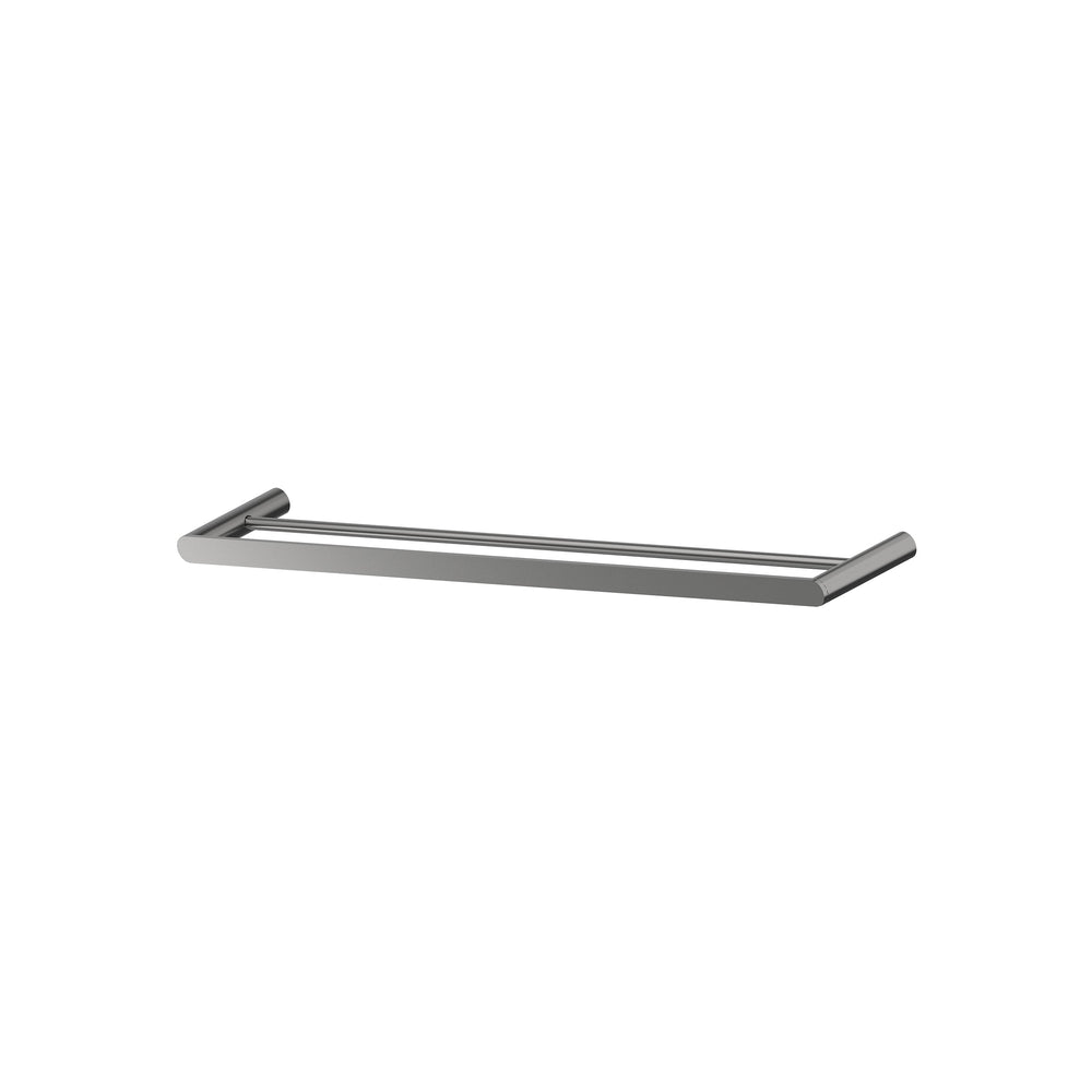 Cahya Double Towel Rail 800 - Gun Metal [PVD]