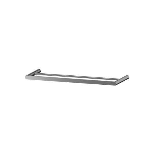 Cahya Double Towel Rail 800 - Gun Metal [PVD]
