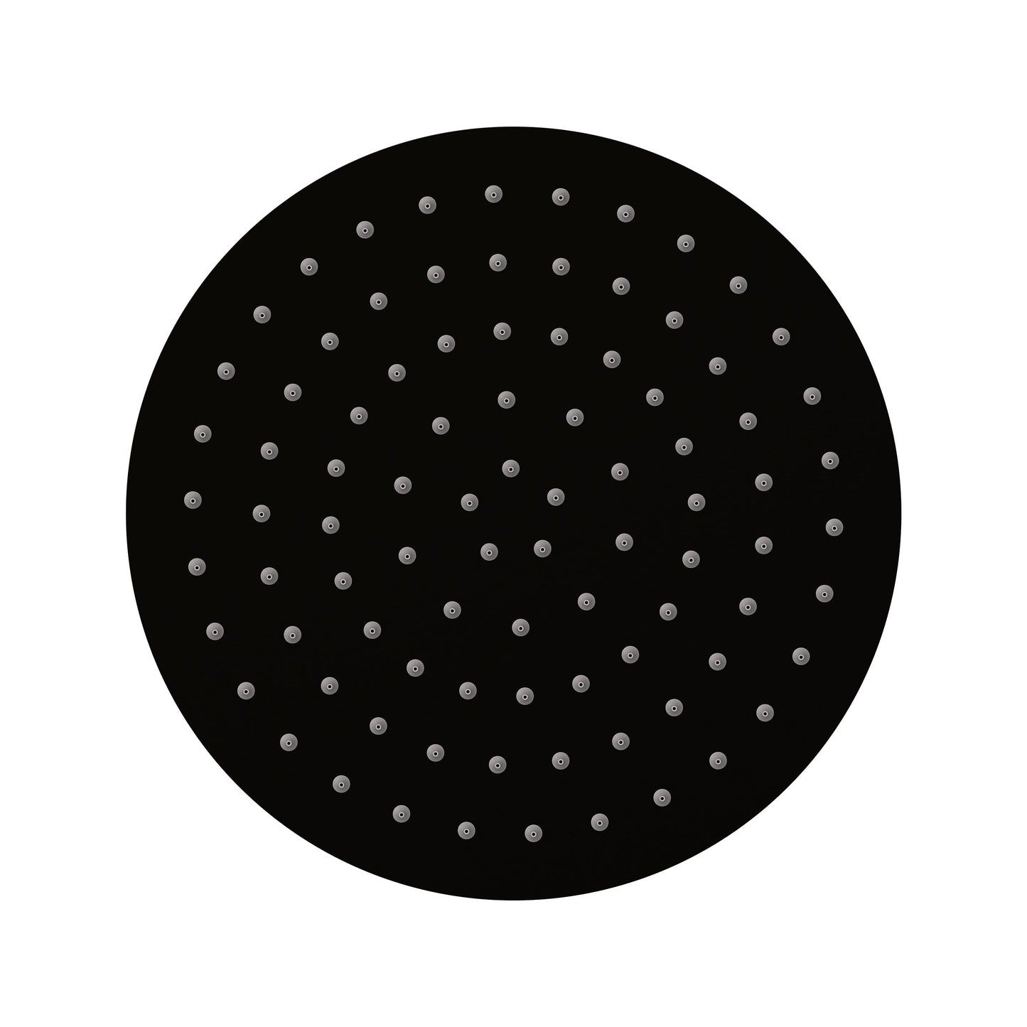 Elanna Rain Shower Head 250 Round - Matte Black [Electroplated]