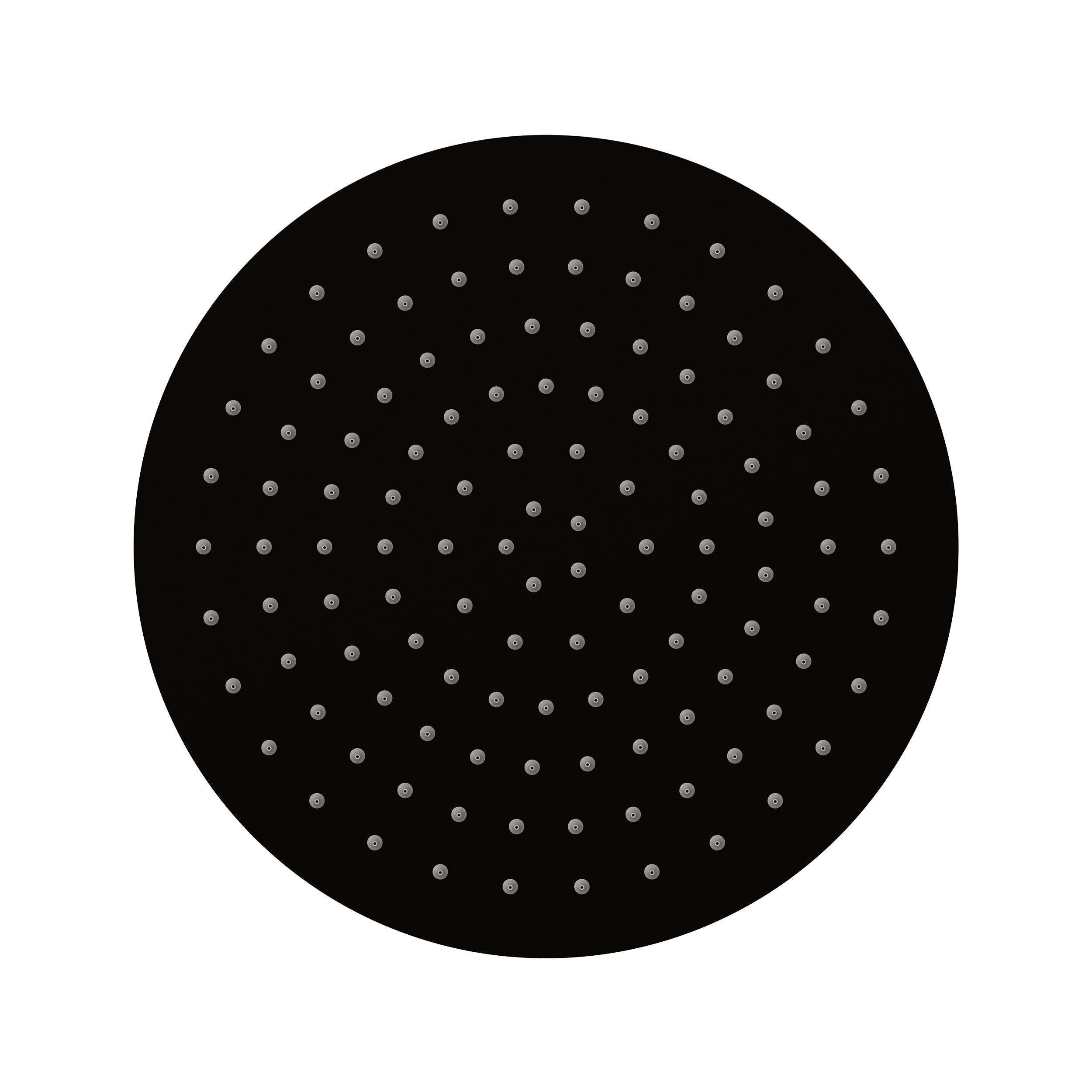 Elanna Rain Shower Head 300 Round - Matte Black [Electroplated]