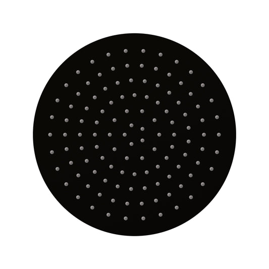 Elanna Rain Shower Head 300 Round - Matte Black [Electroplated]