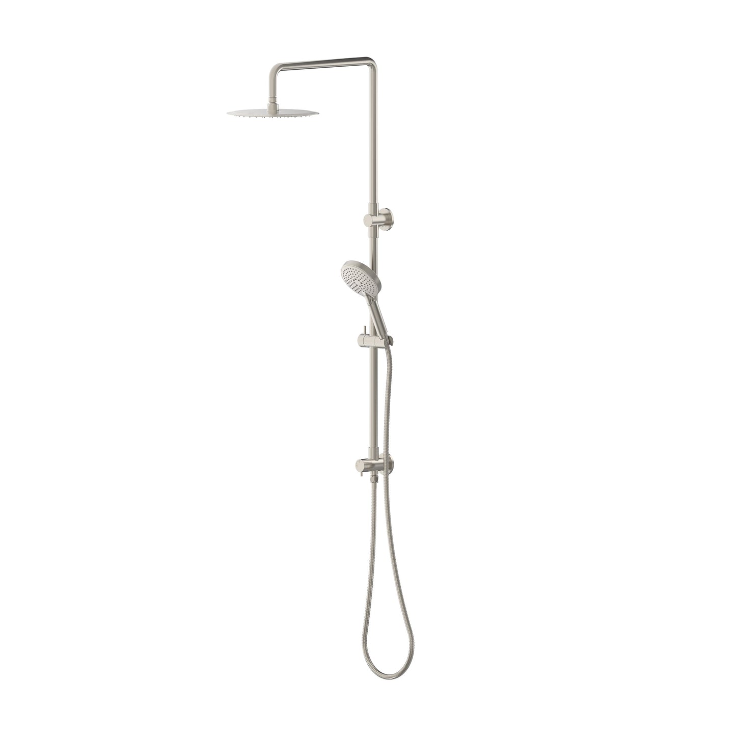 Elanna Combination Shower Set with Squareline Arm - Brushed Nickel [PVD]