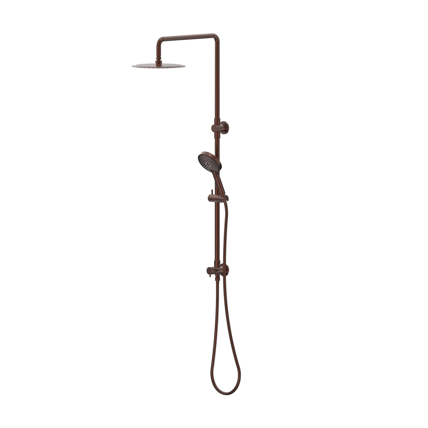 Elanna Combination Shower Set with Squareline Arm - Chocolate Bronze