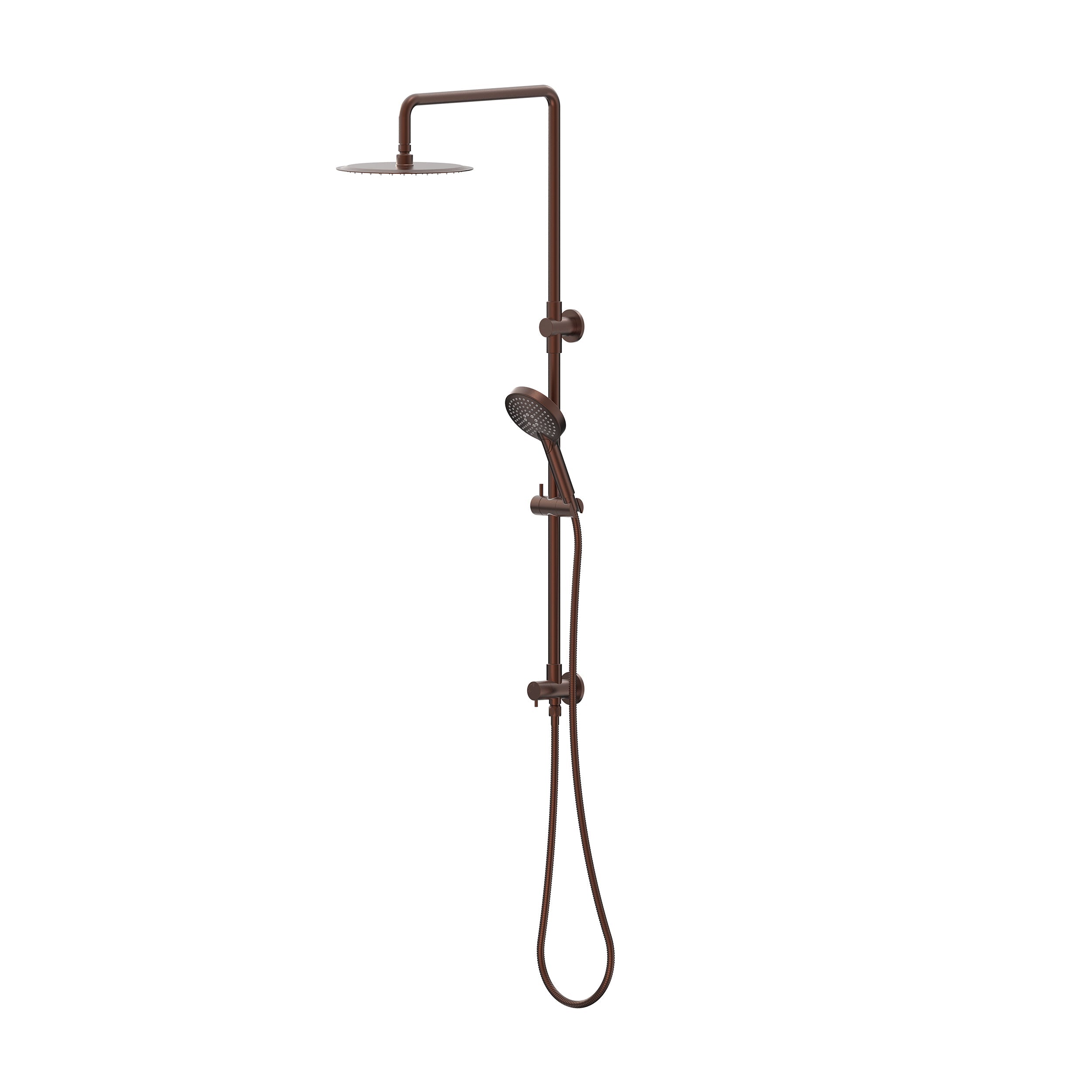 Elanna Combination Shower Set with Squareline Arm - Chocolate Bronze