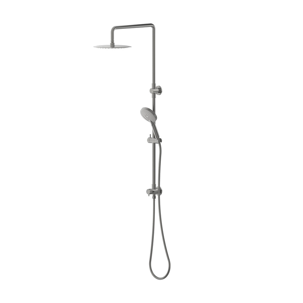 Elanna Combination Shower Set with Squareline Arm - Gun Metal [PVD]