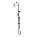 Elanna Combination Shower Set with Gooseneck Arm - Matte Black [Electroplated]