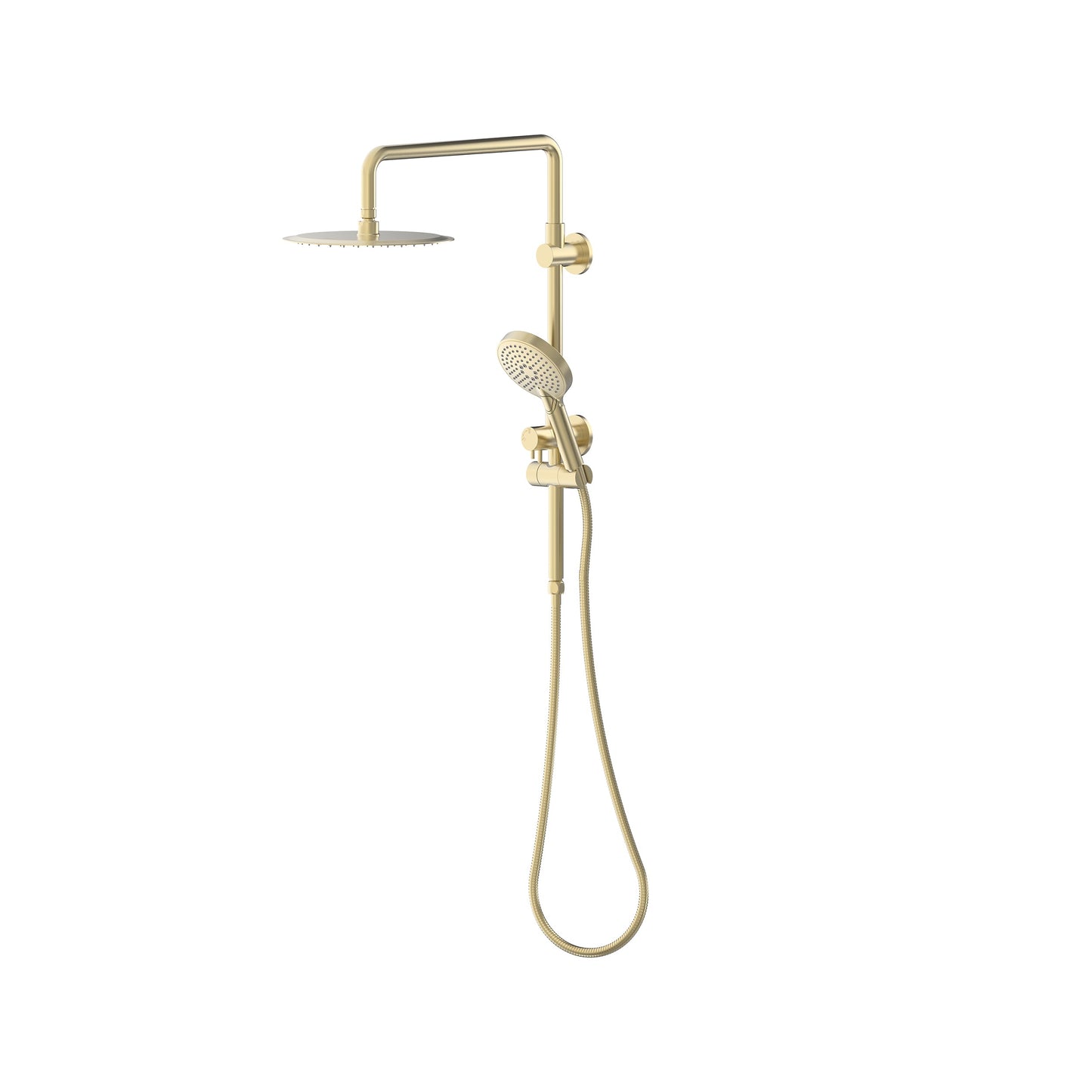 Elanna Half Rail Hand Shower With Diverter - Brushed Gold [PVD]