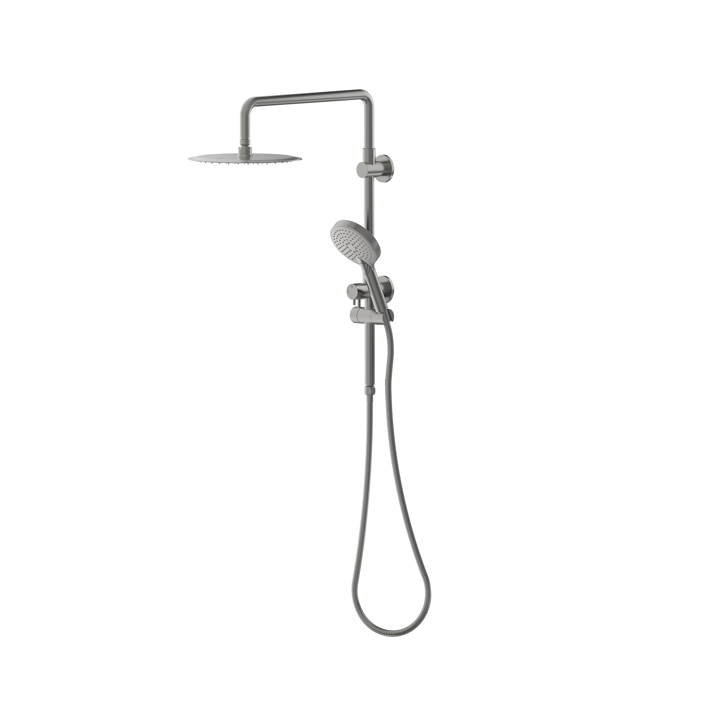 Elanna Half Rail Hand Shower With Diverter - Gun Metal [PVD]
