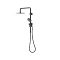 Elanna Half Rail Hand Shower With Diverter - Matte Black [Electroplated]