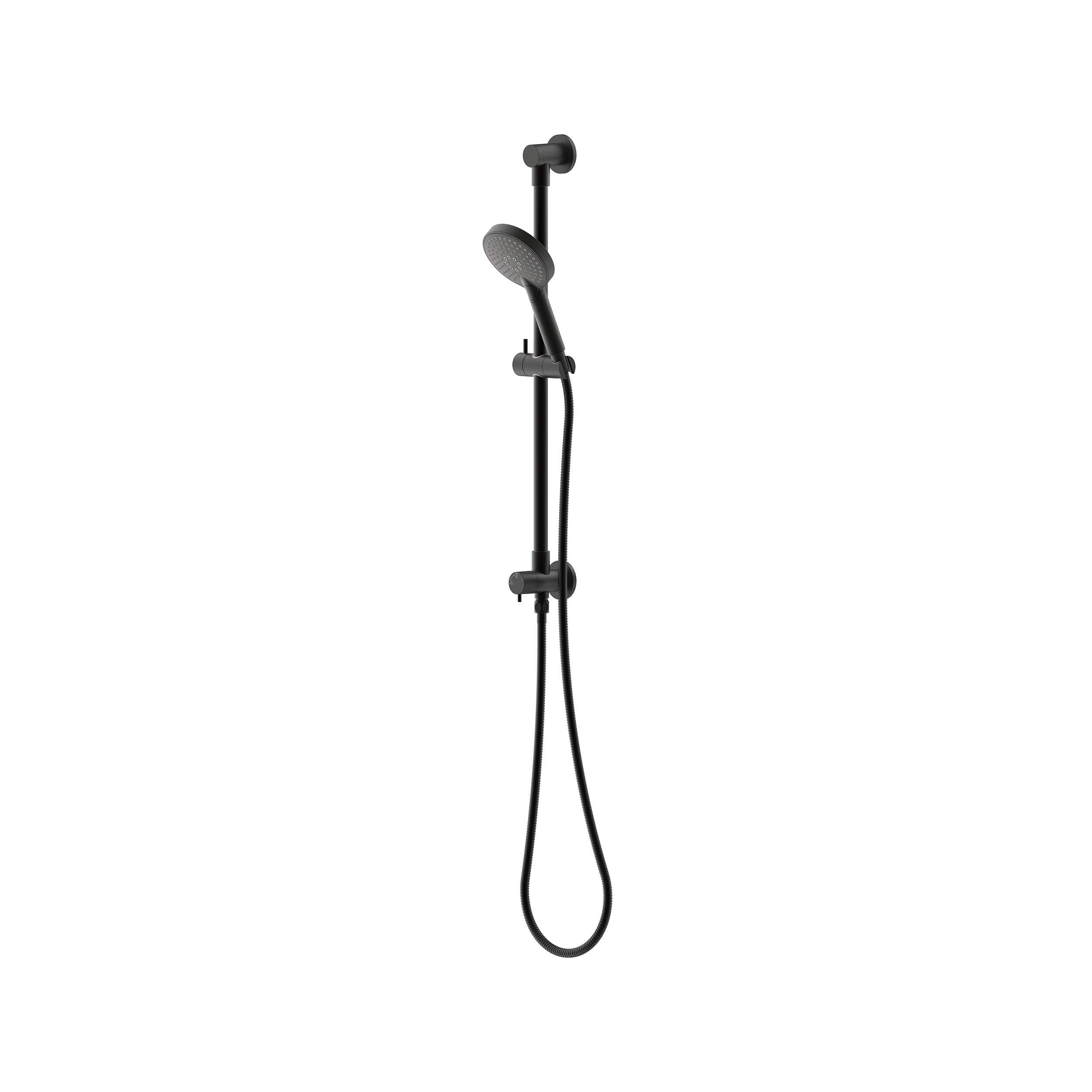 Elanna Diverter Rail Hand Shower Bottom Inlet Top Outlet - Matte Black [Electroplated]