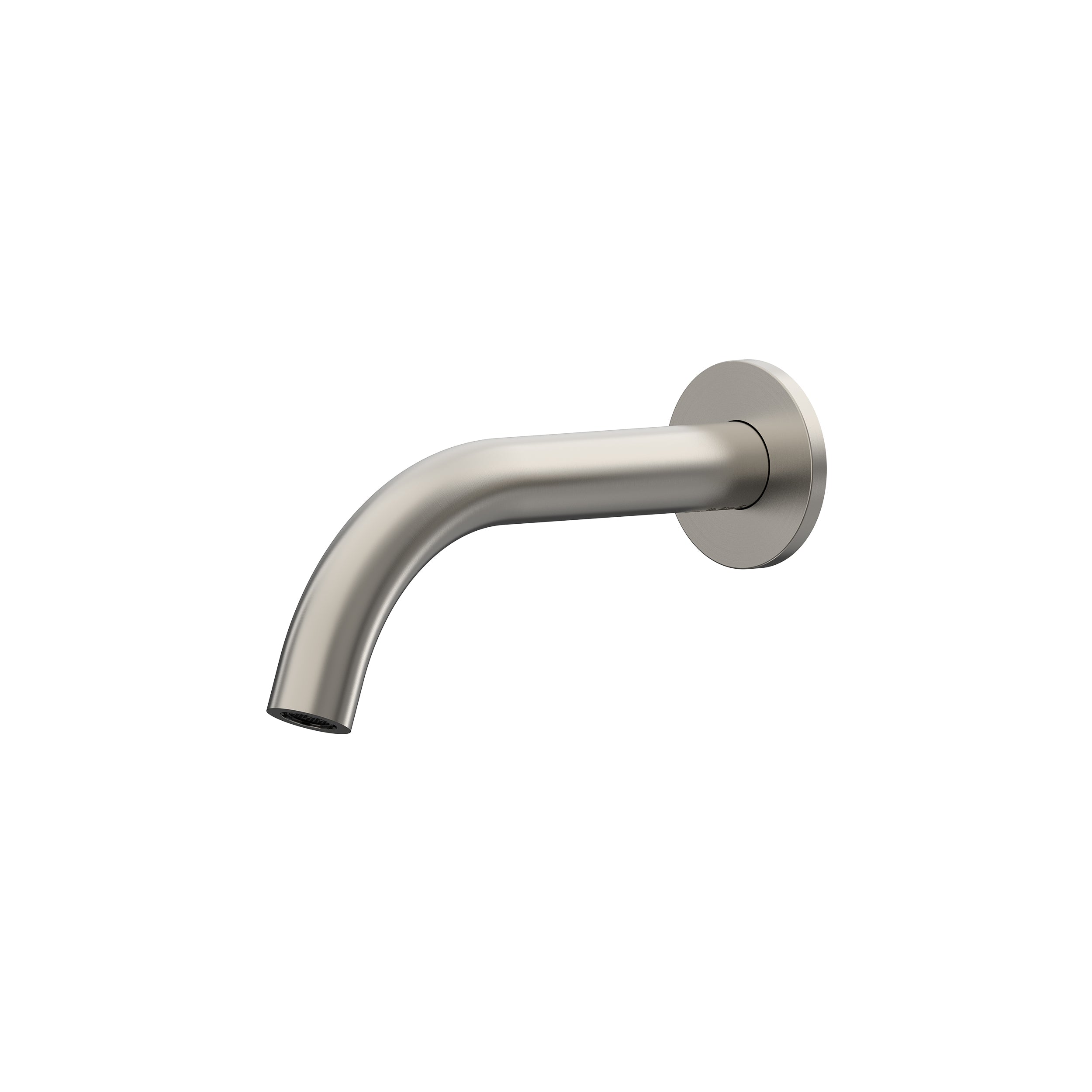 Leggero Wall Basin/Bath 180 Curved Spout Lead Free - Brushed Nickel [PVD]