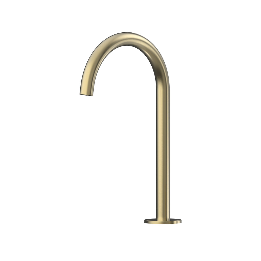 Leggero Fixed Hob Basin 175 Gooseneck Spout Lead Free - Brushed Gold [PVD]